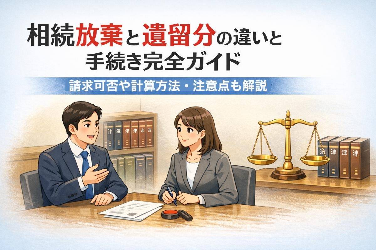相続放棄と遺留分の違いと手続き完全ガイド｜請求可否や計算方法・注意点も解説