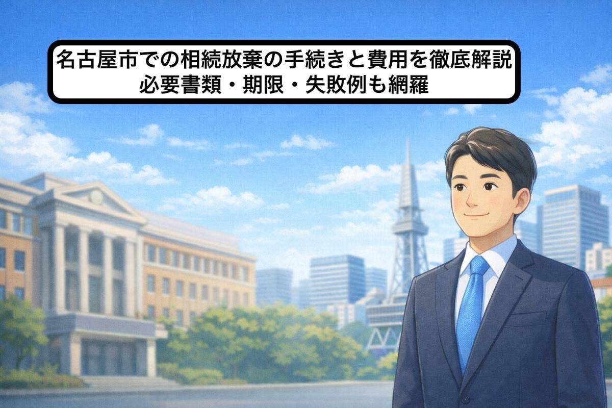 名古屋市での相続放棄の手続きと費用を徹底解説｜必要書類・期限・失敗例も網羅