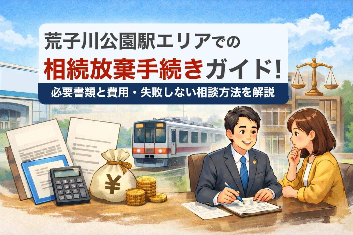 荒子川公園駅エリアでの相続放棄手続きガイド!必要書類と費用・失敗しない相談方法を解説