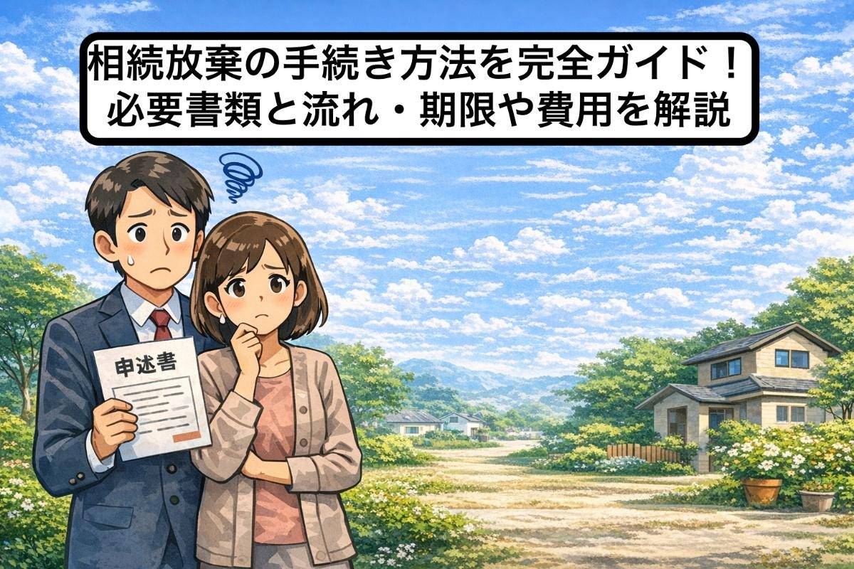 相続放棄の手続き方法を完全ガイド！必要書類と流れ・期限や費用を解説